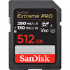 Sandisk 512 GB SDXC Extreme Pro 280 MB/s UHS-II V60 SD Kart