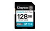 Kingston SDG4 128 GB SDXC Canvas Go Plus Gen4 200MB-s C10 UHS-I U3 V30 Hafıza Kartı
