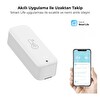 Yeco WiFi Tuya Uyumlu Uygulama Kontrollü Pilli Akıllı Sıcaklık ve Nem Sensörü