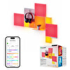Nanoleaf Canvas Kare Blok Akıllı RGBW LED Duvar Paneli Başlangıç Paketi 10'lu