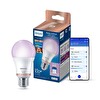 Philips Smart Lighting LED Ampul A60 E27 100W Eşdeğer RGB - Google Home Alexa HomeKit ve Matter Uyumlu
