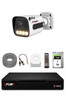 Fury 1 Kameralı Güvenlik Kamera Seti Sesli 4 Warm LED Gece Renkli Görüş 1 TB HDD 5500s
