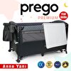Prego Premium 70x120 CM Füme Anne Yanı Oyun Parkı  + Yatak Hediyeli