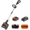 Worx WG441E 20 Volt 4.0Ah Li-ion Tek Akülü 165MM Profesyonel Çok Amaçlı Şarjlı Zemin Fırçası
