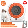 Groove Q-Clean Wi-Fi Otomatik Akıllı Kedi Tuvaleti Turuncu Ultra Sessiz - Akıllı Sprey Koku Giderici - APP Kontrol