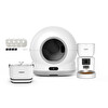 Xenon Smart Akıllı Kameralı Kedi Tuvaleti Çelik Kase 4 LT Mama Kabı Bataryalı Su Pınarı ve Filtre 4'lü Pet Seti
