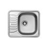 Ukinox Comfort 10 Mikro Dekor Sol Tezgah Üstü Çeli̇k Mutfak Evyesi̇