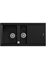 Teka Stone 60 B-TG 1.5 Gözlü Tezgah Üstü Carbon Siyah Granit Evye 115360001