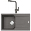 Franke Urban UBG 611-86 Stone Grey Granit Eviye-Active Plus Doccia 2.0 Batarya Seti