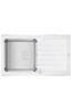 Teka Diamond RS15 1B 1D 86 Beyaz Cam Eviye
