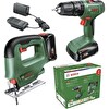 Bosch Akülü Darbeli Matkap DIY Set EasyImpact 18V-40 ve Easysaw 18V-70 - 0 603 9D8 10A