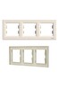 Schneider Asfora Krem 3'lü Çerçeve