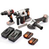 Worx WXKS6 WX354.9 - WX380.9 - WX812.9 - WA3601 20V/2Ah Pro Kombo Set