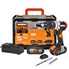 Worx WX354.4 20Volt/4.0Ah Li-ion Çift Akülü Kömürsüz Profesyonel Şarjlı Darbeli Matkap
