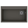 Real Stone Likya 75.5x47 CM Gri Granit Mutfak Eviyesi