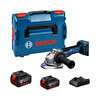 Bosch GWS 18V-11 S 2X5.0AH Çift Akülü Taşlama