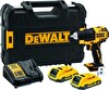 Dewalt DCD708D2T-QW 18V 1.5 Ah Çift Akülü Kompakt Kömürsüz Akülü Darbesiz Matkap