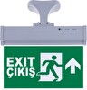Evimdeyokyok SG071-Y2 Çift Yönlü Acil Yönlendirme Armatürü - Askı Aparatlı Exit Çıkış Yukarı