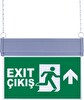 Evimdeyokyok SG051-Y2 Çift Yönlü Acil Yönlendirme Armatürü - Zincirli Exit Çıkış Yukarı