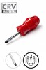 Bay-Tec MK4487 Mıknatıslı Düz 6x38 MMCRV Çelik Kısa Topaç Tornavida