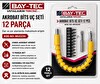 Bay-Tec MU2230 Akrobat Bits 12 Parça  Esnek Şaftlı Dar Alan Vidalama ve Matkap Uç Seti