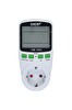 GeSi PM-145 Enerji Sarfiyat Ölçer Tüketim Ölçer 220 Volt 16 Amper 3680 Watt Priz Dijital Wattmetre