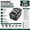 İnfostar Metabo BHA18LT - BHALTX - GA18LTX - GA18LTXG ile Uyumlu Muadil Matkap Bataryası