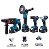 Chelikbei MK350 4'lü Set (10 MM Ç.Mandren - S.Sıkma - Ş.Spral - Ş.Hilti)
