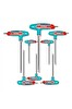 Total THHW80826 2-10 MM T Saplı Top Başlı Alyan Seti 8 Parça