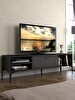 Wood'n Love Milan Tv Ünitesi Minifiks Bağlantı Dolap Metal Ayak - Siyah / Siyah BSM454