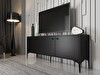 Wood'n Love Bello 160 CM Metal Ayaklı TV Ünitesi - Konsol - Siyah - Siyah