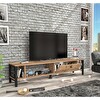 Wood'n Love Defne 140 CM TV Ünitesi - Atlantik Çam - Siyah