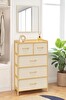 DigitHome Bambu 5 Çekmeceli Dolap Organizer Çok Amaçlı Düzenleyici Şifonyer DB-0013