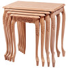 Bengi Ankara Mobilya Zigon ILGZ 17581 Lükens Aslan Oyma Model Sehpa Klasik Ham Kayın Torna Ayak