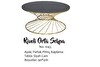 Bengi Ankara Mobilya Brc 13373 Rivoli Siyah Temper cam Gold Renk Kaplama Metal Ayak El Yapım Orta Sehpa