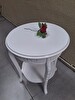 Bengi Ticaret Fiskos 13816 Oyma Model Parlak Kaplama Kayın Ayak Parlak Beyaz Mdf Tabla El Yapı