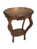 Bengi Ticaret Fiskos Çiçeklik 12568 Oyma Oval Model Kayın Ayak Parlak Ceviz Mdf Tabla El Yapım