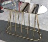 Bengi Ticaret Dresuar 18063 Cadde Model Metal Transmisyon Gold Renk Kaplama Temper Cam El Yapım