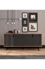 VM Vertex Mobilya Latina Modern Konsol 180 CM Safir Meşe - Antrasit