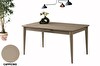 Sweet Home 60x100 Ortadan Açılır MDF Mutfak Salon Yemek Odası Masası Siyah Mermer