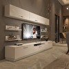 Decoraktiv Trendstyle 8y MDF TV Sehpa Ünitesi - Parlak Beyaz