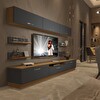 Decoraktiv Trendstyle 8y MDF TV Sehpa Ünitesi - Pera Antrasit