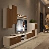 Decoraktiv Eko 6b MDF Dvd TV Sehpa Ünitesi - Beyaz Ceviz