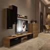 Decoraktiv Eko 6 MDF Dvd TV Sehpa Ünitesi - Pera Siyah