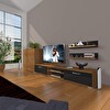 Decoraktiv Eko On MDF Dvd TV Sehpa Ünitesi - Ceviz Siyah