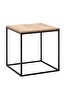 Adore Mobilya Profile Açık Ceviz Tori 50x52x50 CM Köşe Sehpası  Gxyxd