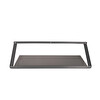 Alfafonet Ziglat 150 Serisi 700x200x150 MM Antrasit Gri 20 KG Taşıma Kapasiteli Endüstriyel Duvar Tipi Raf