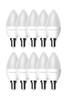 Panasonic 6.5 W (50W) Led Mum Ampul Sarı 2700K - E14 10 Adet Avize Lambası