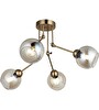 Avize Pazarı Pore 4'lü Antik Lak Plafonyer Avize