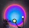 Sge Teknoloji Tek Mod USB LED Rainbow Kızıl Gün Batımı Projektör Lambası Fotoğraf Çekim Işığı Dekoratif Işık
